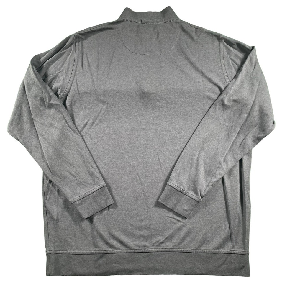 Peter Millar Men's Gray Crown Crafted Performance Golfing 1/4 Zip L/XL Read - Picture 2 of 5